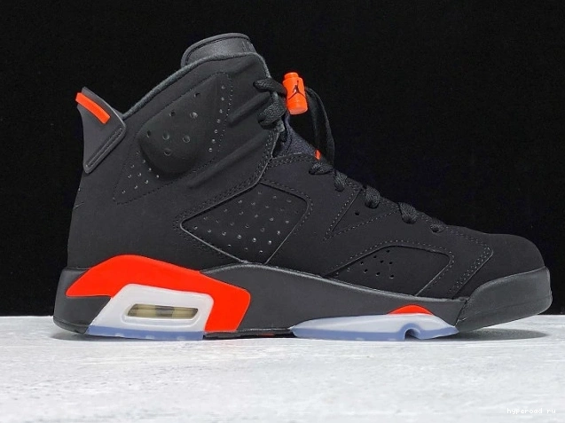 6 384664-060 Retro Jordan OG Air Infrared Black 0726